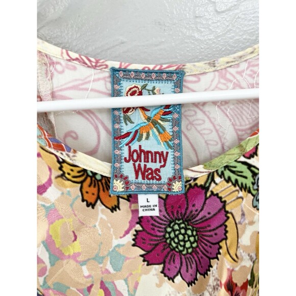 Johnny Was Multicolor Floral Maxi Dress - Picture 4 of 9